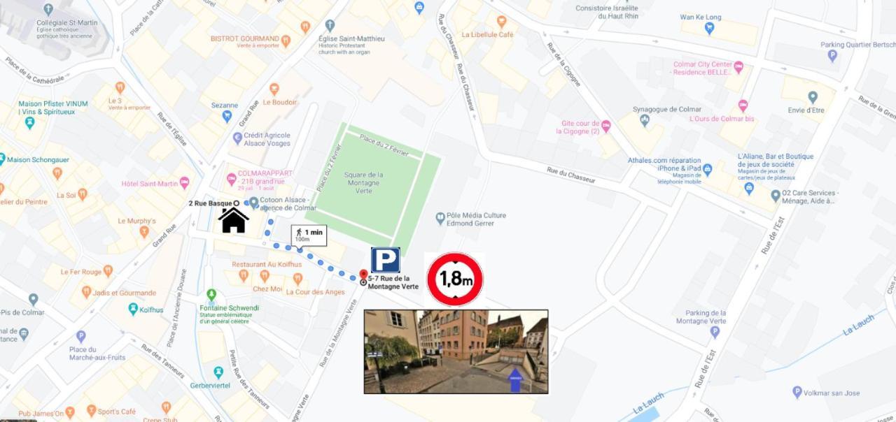 Aux Bijoux De Colmar - 1 Parking Gratuit公寓 外观 照片